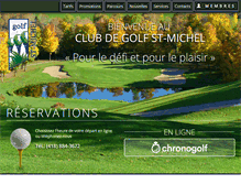 Tablet Screenshot of golfsaintmichel.com